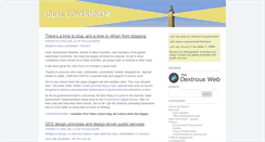 Desktop Screenshot of idealgovernment.com