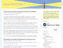 Tablet Screenshot of idealgovernment.com